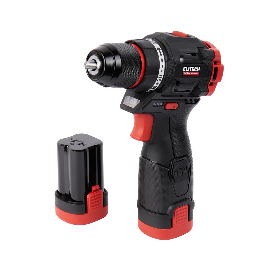 Шуруповерт Elitech HD CD 16L2 (55Н/м, 2х2а/ч) (E2201.039.01)
